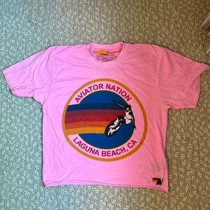 Aviator nation, cropped tee